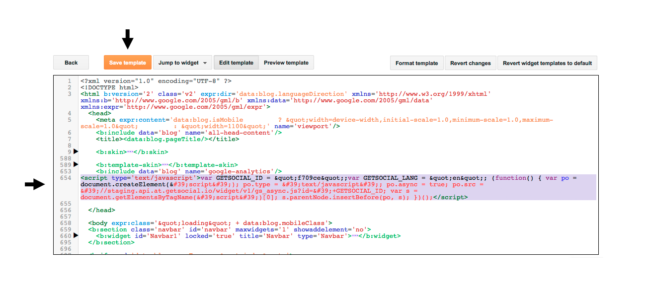 03 paste code blogger